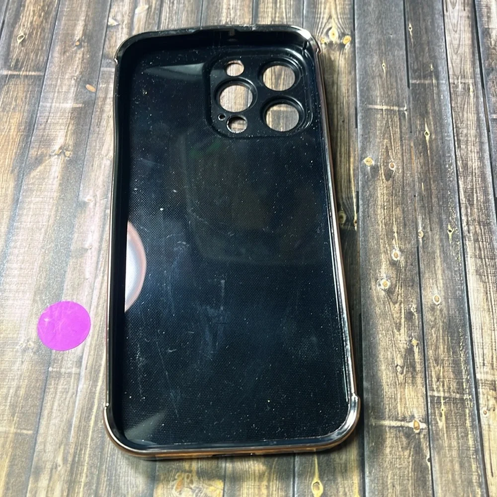 5for$10 Women’s Accessories Black And Gold Cheetah IPhone 15 Ultra Phone Case